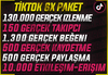 ⭐6X⭐TİKTOK 6X GERÇEK KEŞFET PAKETİ 1