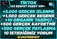 ⭐6X | TİKTOK VİP+ KEŞFET PAKETİ 1 ⭐