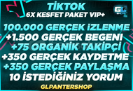 ⭐6X | TİKTOK VİP+ KEŞFET PAKETİ 1 ⭐