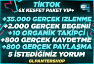 ⭐6X | TİKTOK VİP+ KEŞFET PAKETİ 1 ⭐