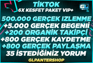 ⭐6X | TİKTOK VİP+ KEŞFET PAKETİ 3⭐