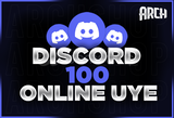 7/24 Aktif 100 Discord Üye |Ultra Kalite ANLIK