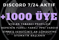 7/24 AKTİF 1000 GERÇEK ÜYE!!!