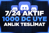 7/24 Aktif 1000 Üye Kaliteli Resimli Anlık