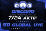 ⭐️ 7/24 AKTİF | 50 GLOBAL SUNUCU ÜYESİ ⭐️