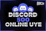 7/24 Aktif 500 Discord Üye |Ultra Kalite ANLIK