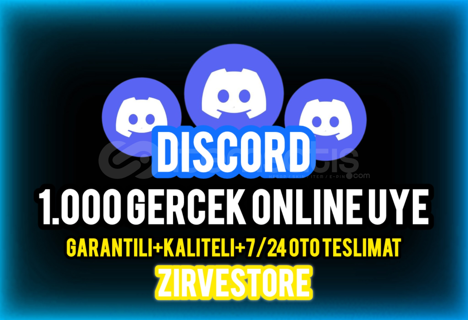 ⭐️7/24 AKTİF⭐️ Discord 1000 Gerçek Online Üye ⭐️7/24 AKTİF⭐️ Discord 1000 Gerçek Online Üye
