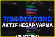 ⭐7/24 AKTİF HESAP DİSCORD (SES,SPOTİFY,DURUM)⭐