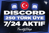 7/24 AKTİF VE TÜRK | 250 ÜYE FOTOLU ⭐ Discord