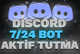 ⚡7/24 DİSCORD BOT AKTİF TUTMA HİZMETİ⚡