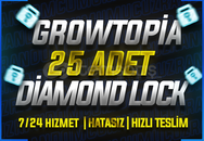 ⭐7/24⭐ GROWTOPİA 25 DİAMOND LOCK [DL]