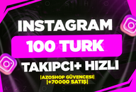 ⭐[7/24] INSATGRAM 100 TURK TAKIPCI⭐