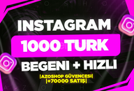 ⭐[7/24] INSATGRAM 1000 TURK BEGENI⭐
