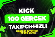 ⭐[7/24] KICK 100 GERCEK TAKIPCI⭐
