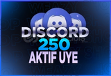 7/24 Online 250 Discord Üye [ Anlık Teslimat ]