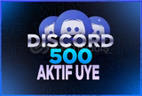 7/24 Online 500 Discord Üye [ Anlık Teslimat ]