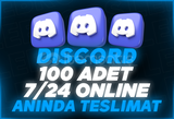 (7/24 Online)⭐ Discord +100 Üye ⭐