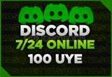 (7/24 Online)⭐ Discord +100 Üye ⭐