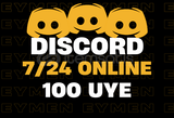 ⭐(7/24 Online) Discord +100 Üye ⭐