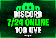(7/24 Online)⭐ Discord +100 Üye ⭐