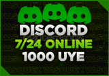 (7/24 Online)⭐ Discord +1000 Üye ⭐