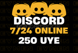 ⭐(7/24 Online) Discord +250 Üye ⭐