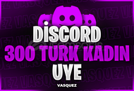 (7/24 Online)⭐Discord +300 Türk Kadın Üye⭐