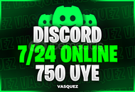 (7/24 Online)⭐ Discord +750 Üye ⭐