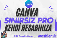 ⭐️[7/24 OTO] CANVA PRO KENDİ HESABINIZA ÖMÜRLÜK