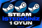 ⭐ 7/24 OTO | STEAM İSTEDİĞİNİZ 1 OYUN