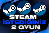 ⭐ 7/24 OTO | STEAM İSTEDİĞİNİZ 2 OYUN