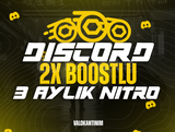 ⭐3 AYLIK 2X BOOST NİTRO⭐️