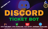 7/24 AKTİF | Oto Kurulumlu | Discord Ticket Bot