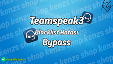 ⚡[7/24] TEAMSPEAK BLACKLİST HATASI FİX