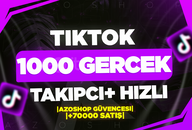 ⭐[7/24] TIKTOK 1000 GERCEK TAKIPCI⭐