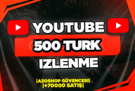⭐[7/24] YOUTUBE 500 TURK İZLENME⭐️