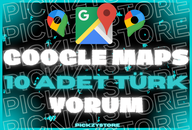 10 ADET GOOGLE MAPS YORUM | GARANTİLİ |