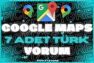 7 ADET GOOGLE MAPS YORUM | GARANTİLİ |