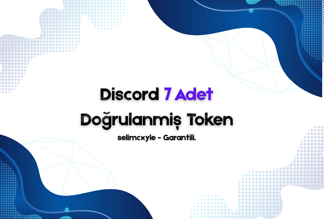 7 ADET MAİL DOĞRULANMIŞ TOKEN. 7 ADET MAİL DOĞRULANMIŞ TOKEN.