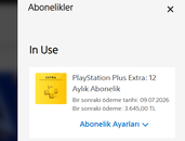 7 Aylık Playstation Plus Extra (Mail Verilecek)
