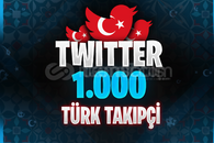 ♻️[7 GÜN GARANTİ] Twitter 1.000 Takipçi