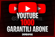 ⭐ [7 GÜN GARANTİ] YOUTUBE 1000 ABONE - GARANTİ ⭐