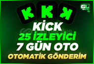 ⭐ [7 GÜN} KİCK 25 STABİL İZLEYİCİ OTO⭐