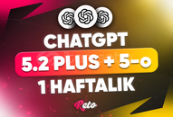 ✅[7 GÜNLÜK]✅ ChatGPT Plus 5.2 + GPT 5.o ⭐