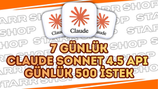 ⭐ 7 GÜNLÜK CLAUDE SONNET 4.5 API