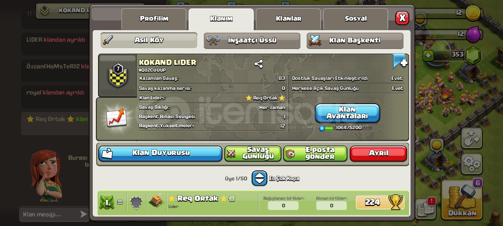 ⚡7 LEVEL KOKAND LİDER ⚡ ⚡7 LEVEL KOKAND LİDER ⚡