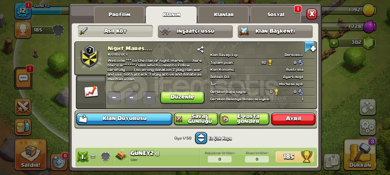 7 seviye klan  7 seviye klan