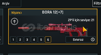+7 SINIRSIZ BORA 12 +7 SINIRSIZ BORA 12