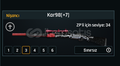 +7 Sınırsız KAR98