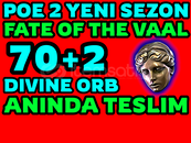 ⭐️70+2 HEDİYE DIVINE ORB-FATE OF THE VAAL⭐️